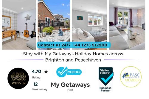 Sea Downs House with Free Parking By My Getaways