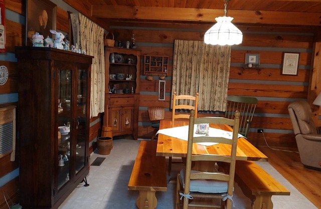 Secluded cabin nestled between the Blue Ridge and Great Smoky Mountains.