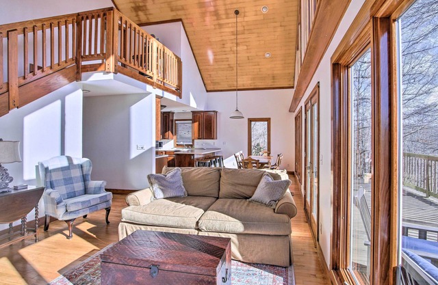 Secluded Hilltop Columbia Home w/ Deck + Views!