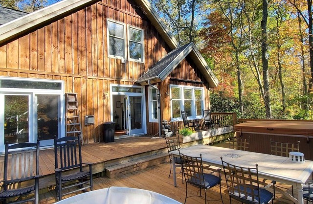 Secluded Mountain Home for 10 w/ Hot Tub & Theater