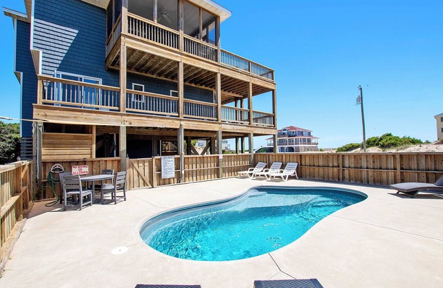 Semi-Oceanfront, Ocean Views, Wild Horses, Private Pool, 4x2338, Race To The Beach