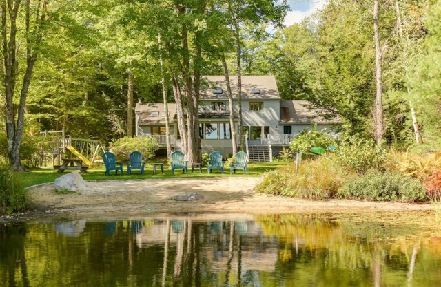 Espaciosa casa frente al mar para una hermosa escapada al lago