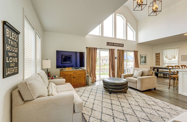 Sleek Getaway on Lake Wawasee w/ Private Dock!