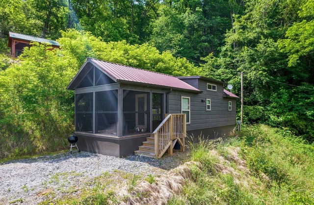 Smoky Mountain Mist, Tiny Home, Custom Log Cabin, Great Smoky Mountains