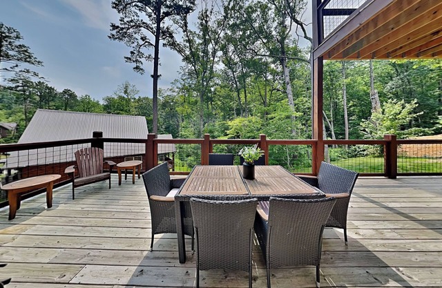 Smoky Poolside Chalet