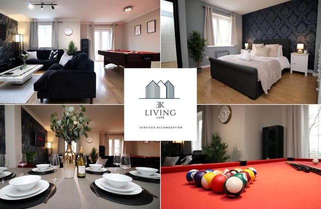 Spacious 3 Bedroom Duplex Apartment On Cardiff Bay - Free Parking & WIFI By EKLIVING LUXE Short Lets & Serviced Accommodation