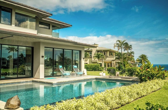 Spacious and modern 3 bedroom home with pool in Princeville