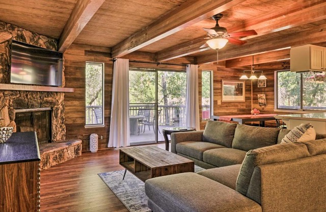 Spacious Groveland Cabin with Wraparound Deck!