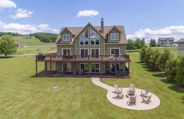 Spacious Lake Retreat w/ Hot Tub & Fireplace