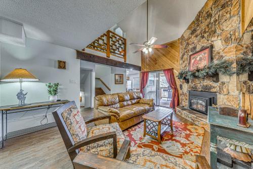 Spacious Ruidoso Retreat with Hot Tub and 2 Kitchens!