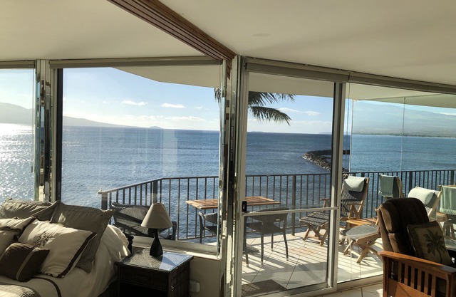 Espectacular pared de cristal!