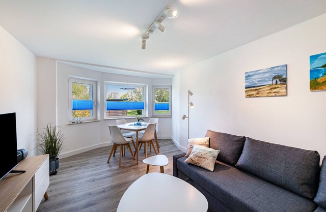 'Strandnahe Ferienwohnung 1' con terraza privada, jardín privado y Wi-Fi