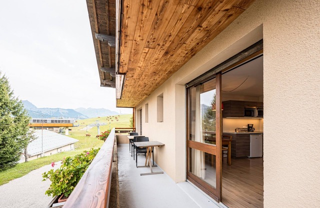 Apartamento estudio '5 - L'Épilobe' con vistas a la montaña, jardín compartido y Wi-Fi