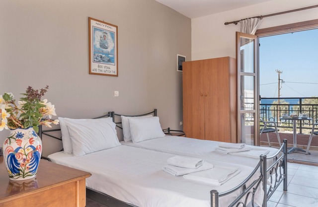 Estudio 'Frantzis 5' con vistas al mar, Wi-Fi y aire acondicionado