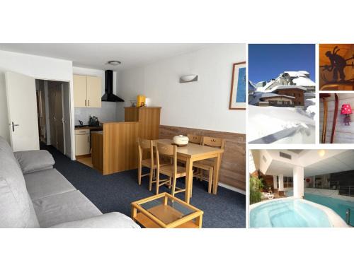 Studio chalet à Gourette, 4 pers, piscine et WIFI - FR-1-859-16