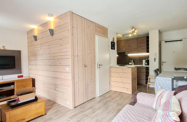 Studio Neuf Confort, Balcon, Centre Station, 4 Pers, Flaine Forêt - FR-1-425-170