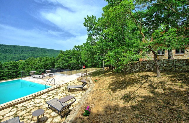 Preciosa casa de vacaciones privada con WIFI, piscina privada, A/C y vista panorámica