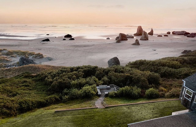 Impresionante casa frente a la playa cerca de Bandon Dunes Golf Resort