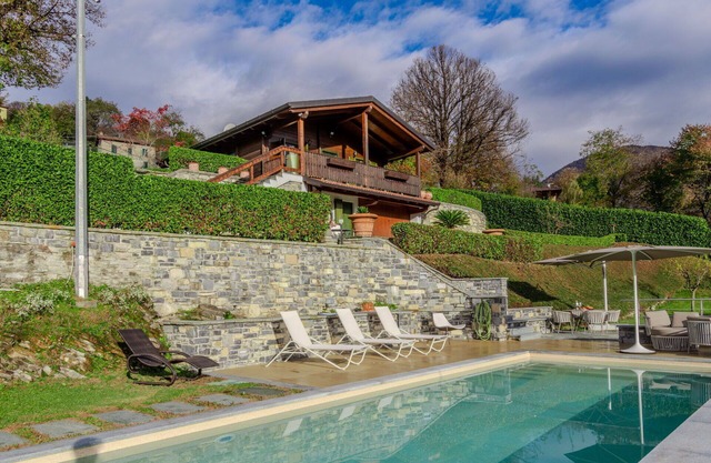 Preciosa casa de vacaciones privada con A/C, WIFI, piscina privada, TV, terraza y vista panorámica