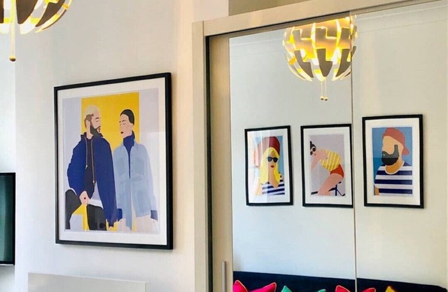 ¡Impresionante estudio con decoración funky en Highgate!