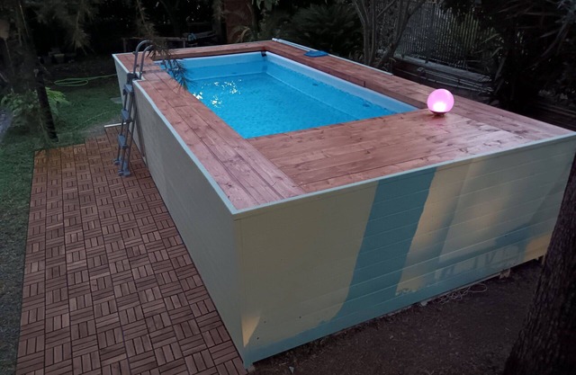 Maravillosa casa de vacaciones para 8 personas con A/C, piscina privada, WIFI, TV y terraza