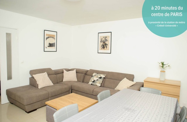 Suberb T5 near Paris, Créteil