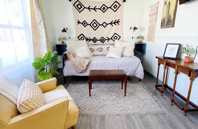 Suite 105 | 1 Bed/1bath + Living & Kitchen , Cozy and eclectic Sault Ste. Marie Suite