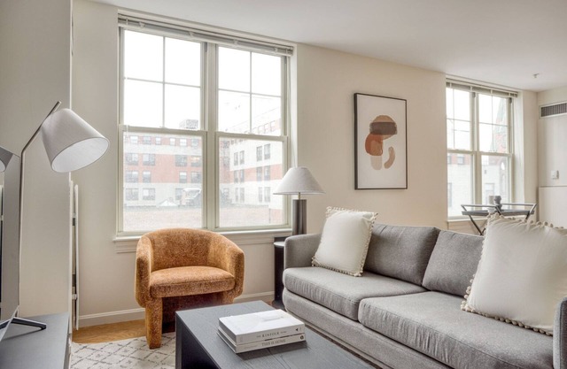 Sunny Somerville 1BR w/ W/D in Building, nr Harvard & MIT, by Blueground