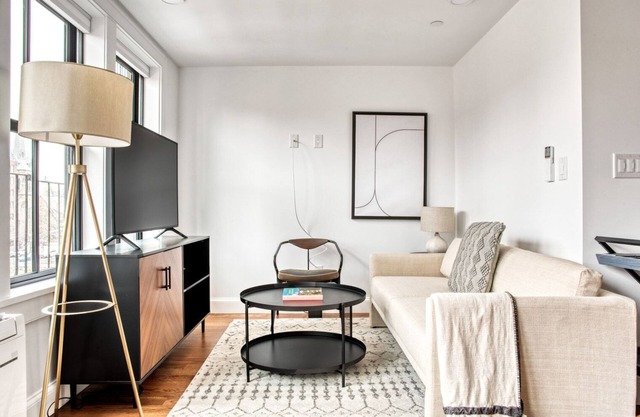 Sunny South End 1BR w/ in-unit W/D, steps to restaurants, by Blueground