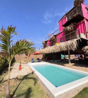 Surf Mojarra Beach Habitación privada con vista al mar