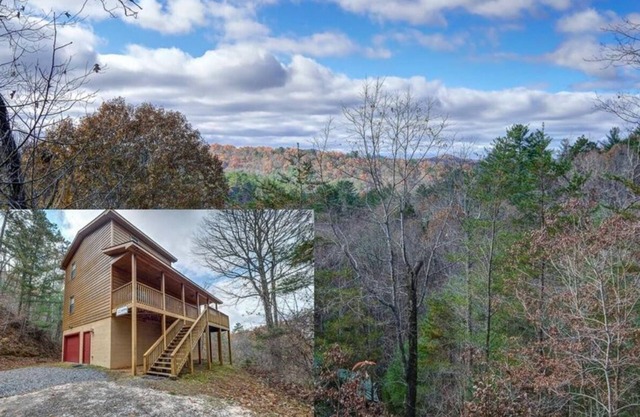 Disfrute de las impresionantes vistas de este encantador chalet que admite mascotas en Smokey Mountains