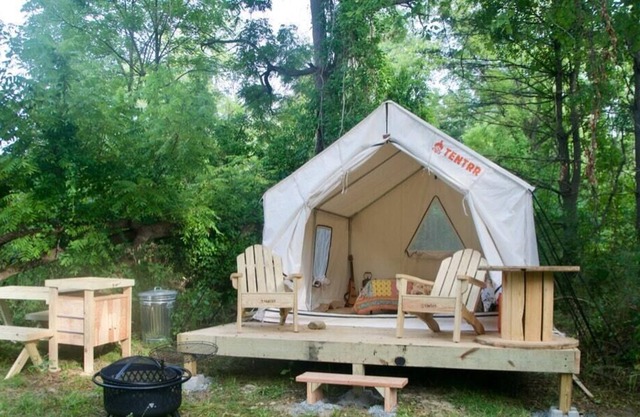 Tentrr Signature Site - Great Barrington Glamping With Goats and Bunnies on Prop