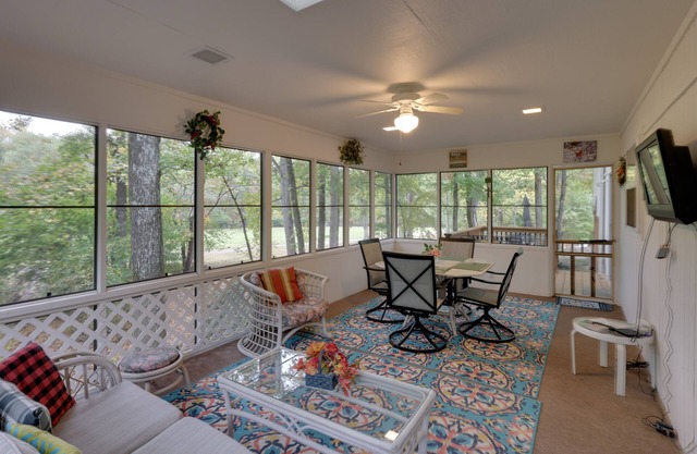 The Crystal House w/ Sunroom & Golf Green Views!