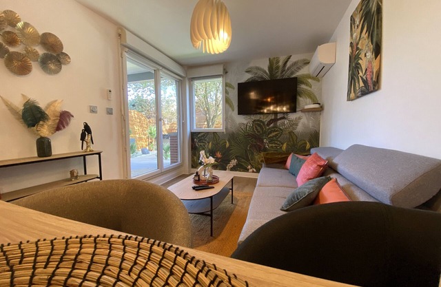 Le Jungle : T2 avec Jardin et Jacuzzi