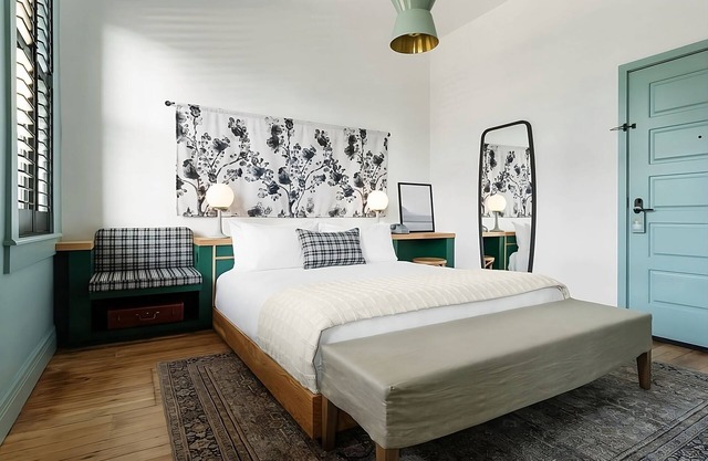 The King ADA Roll-In Shower at Hotel Grand Stark