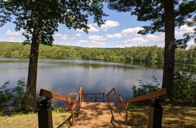 The Log Cabin on Cawley Pond