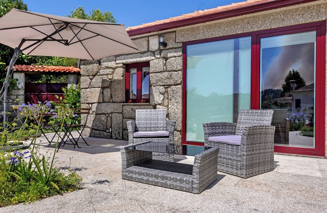 La Quinta das Caroveiras 'Casa T1' con vistas al lago, Wi-Fi y aire acondicionado