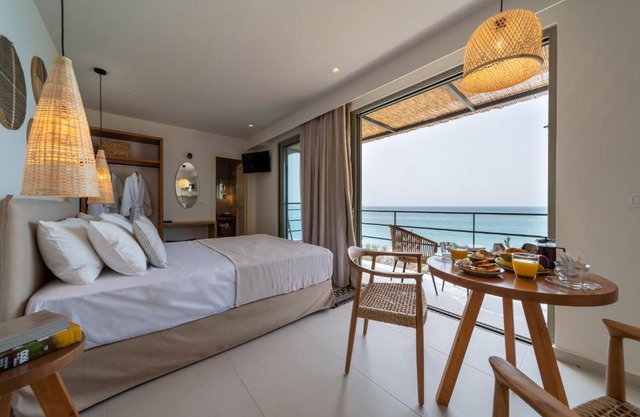 Thea Beachfront Suites in Lourdas beach