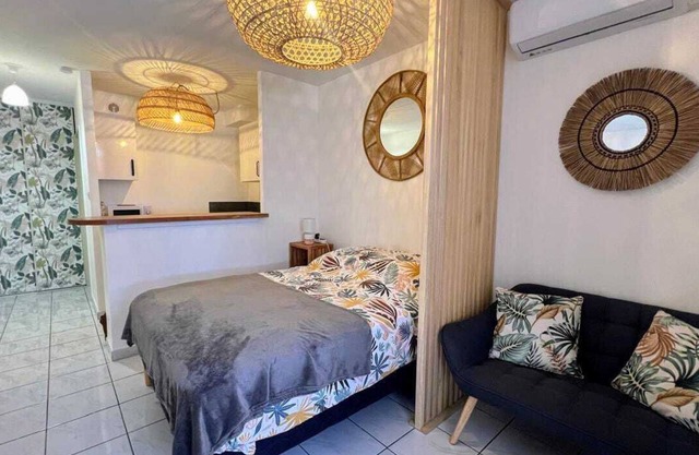 Ti'Sun, Cosy studio in Boucan Canot, Parking and Wifi