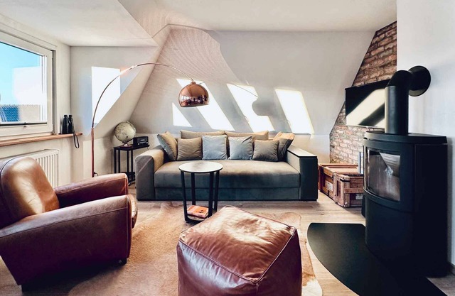 TIDE4 Amrum No. 7 - Modern apartment with wood-burning stove. 100m to the sea. Dogs welcome!