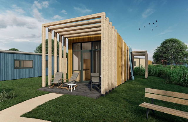 Tiny House en Arcen con Acceso al Lago