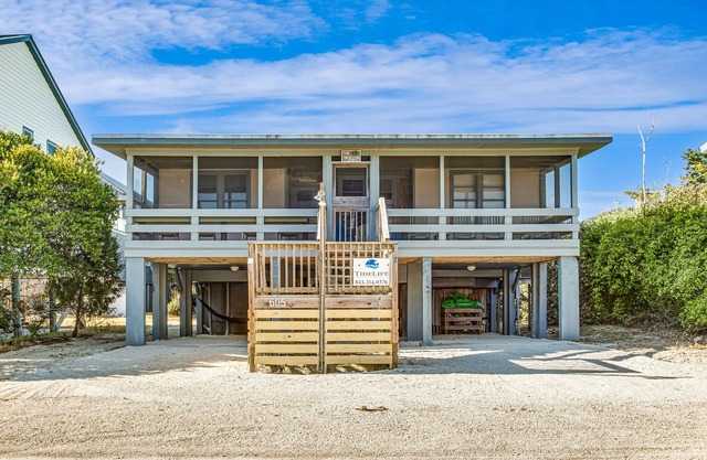 Consejo Ellen Pawleys Island, que admite mascotas, excelente casa frente a la playa