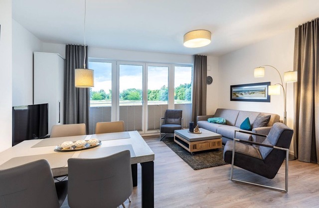 Tolles, Strandnahes Ferienapartment mit Schönem Balkon und Blick Über die Felder - Aparthotel