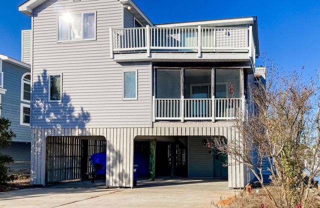 Town of South Bethany enchanting canal-front retreat with decks & amazing views