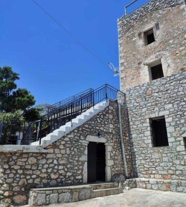 Traditional house at Mani