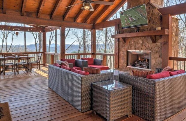 Tranquil Escape of Blue Ridge - Mountain Views | Hot Tub | Outdoor Fireplace with TV
