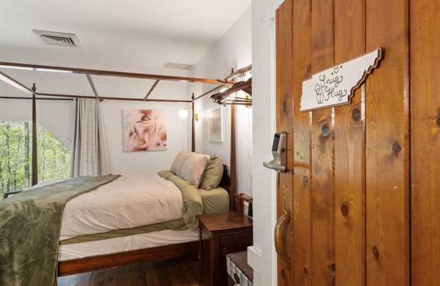 Tree-View Room | 4-Poster Bed | Walk-In Shower + Coffee