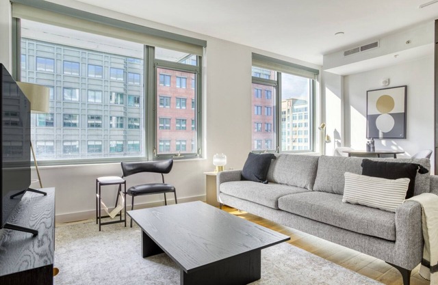 Trendy Navy Yard 1BR w/ Gym & W/D, steps from Nats Park, by Blueground