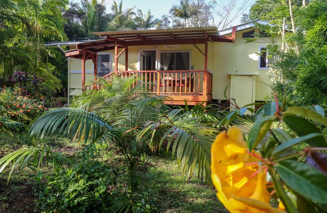 Casa privada, tranquila en un entorno tropical.
