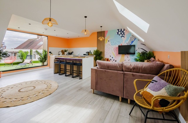 Two Bed Duplex Apartment with roof terrace- Ibiza Inspired Stylish Living